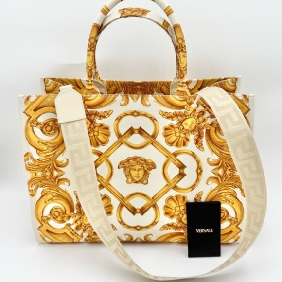 Versace Handbags - Versace Medusa Large Tote Bag With Versace Dust Bag NWT